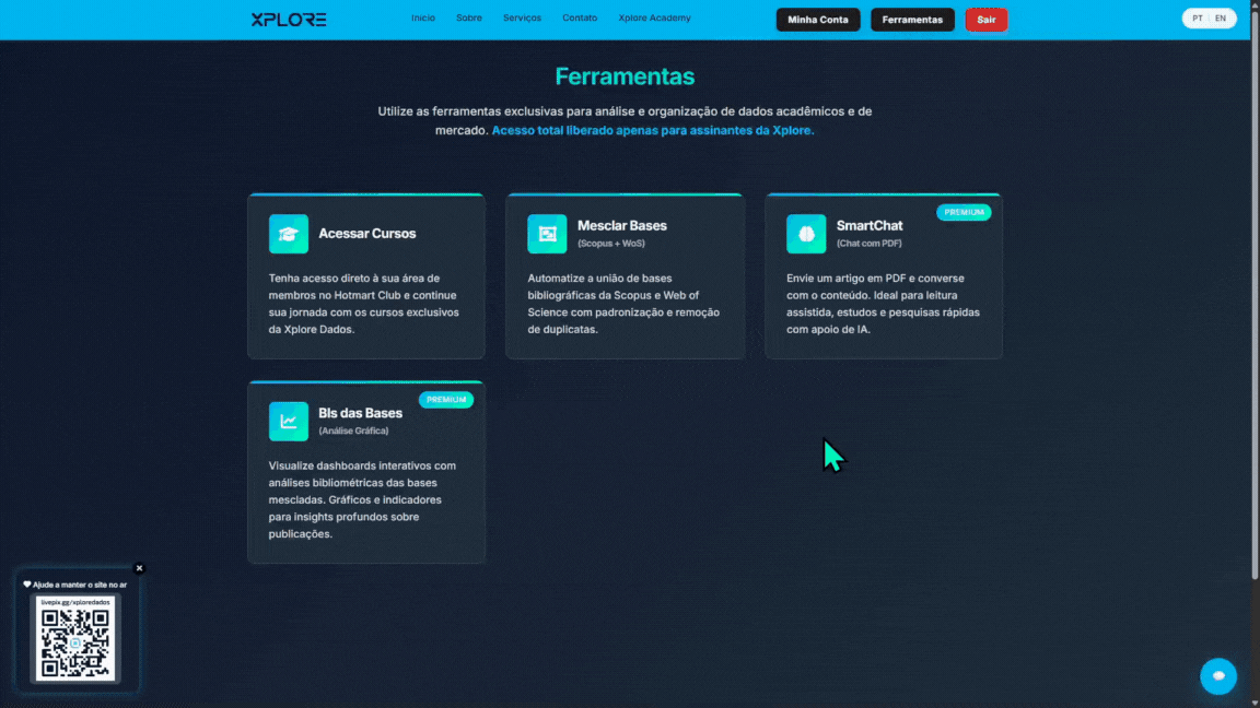 Demonstração da ferramenta SmartChat